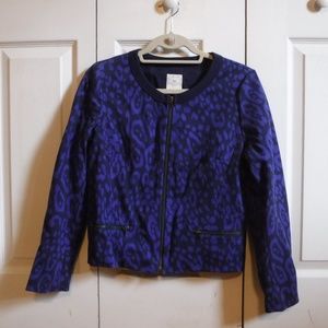 GAP Leopard Print Blazer